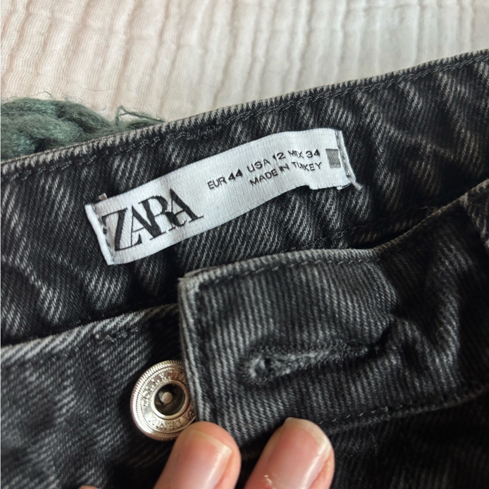 Zara Charcoal Denim Pants